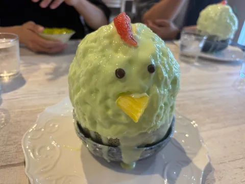 ひよこ？かき氷！