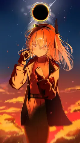 燃える空、希望の光