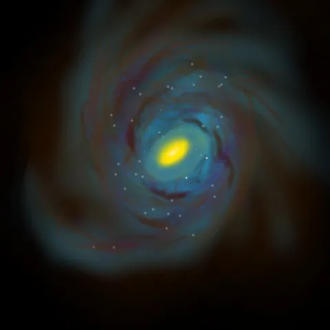 宇宙の渦の中心