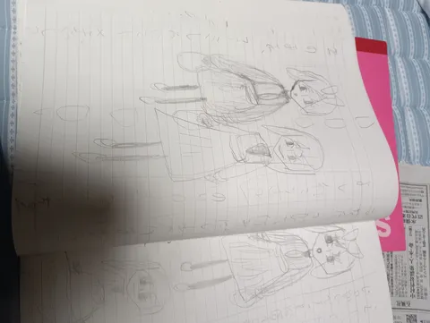 メモ帳に描かれた二人の絆