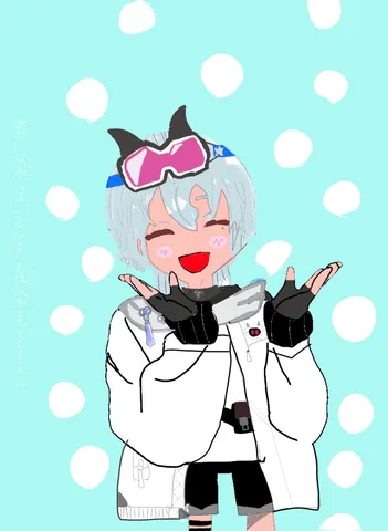 元気いっぱいのポーズ！