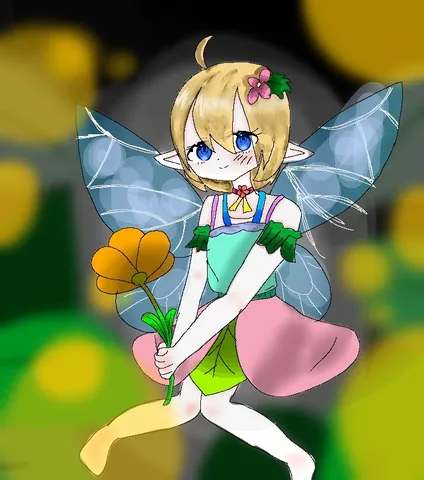 妖精さんの花束にドキッ！