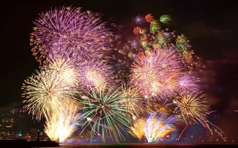 夜空を彩る花火の饗宴