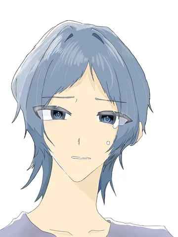 蒼い瞳と静かな涙