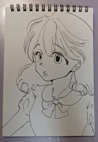 風に揺れる前髪の印象