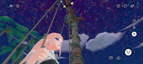 星夜のブランコと風の記憶