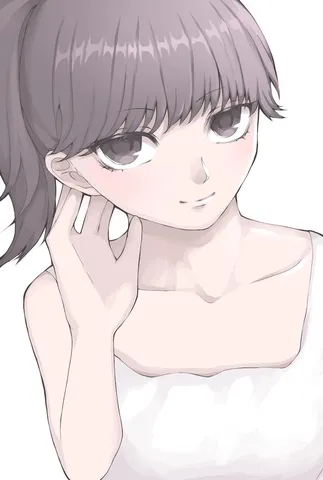 静かに見つめる瞳