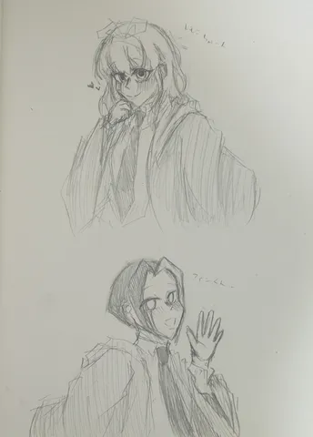 鉛筆が描く、二人の世界