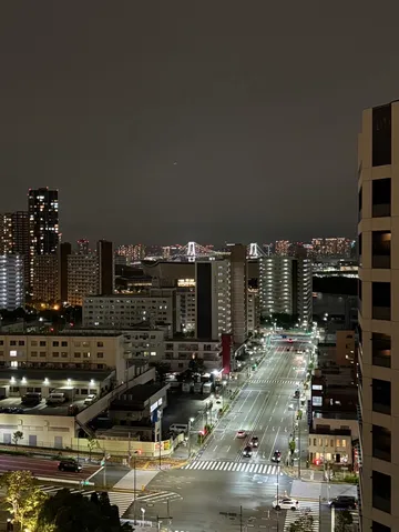 夜景の静かな瞬間