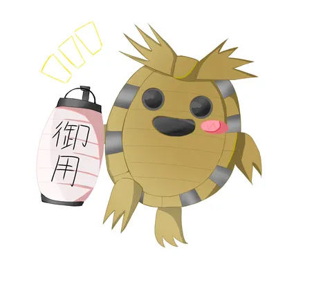 御用提灯とゆるキャラの出会い