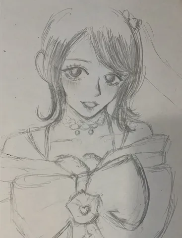 ウェディングドレスの少女