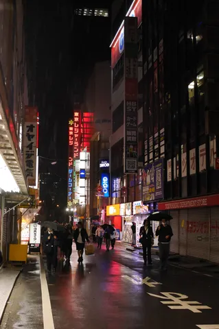 濡れた街、光の詩