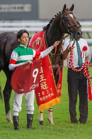 栄光の瞬間、馬とジョッキー