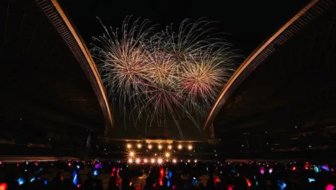 夜空をひらく光の宴