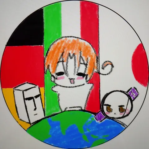 国境を越える、ちびキャラたちの世界旅行