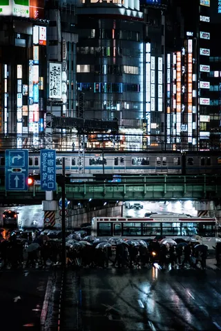 雨にほどける新宿の夜