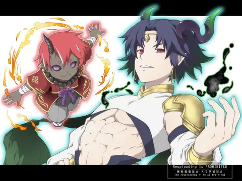 炎と黒煙の異世界舞台
