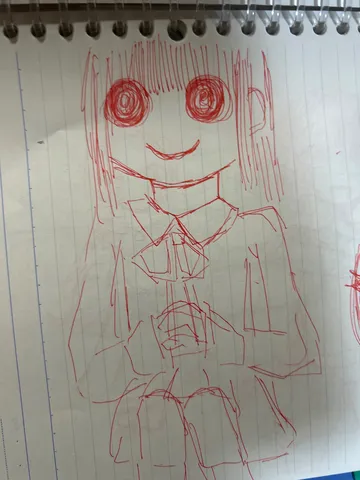 赤ペン先生の芸術作品