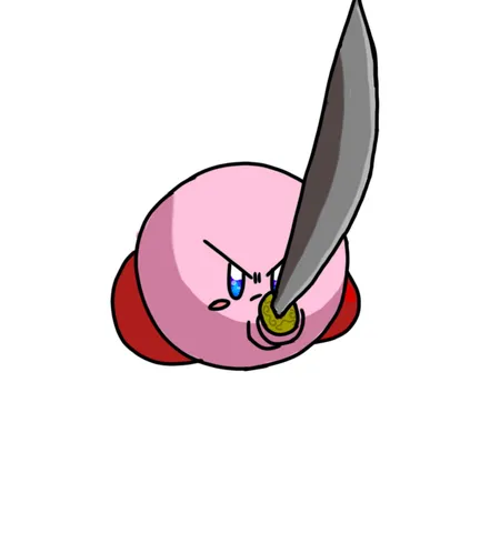 刀を構えるピンクの戦士