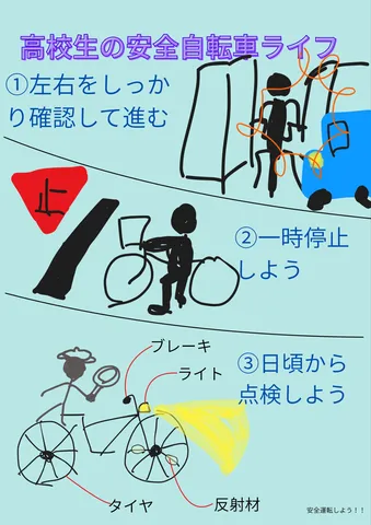高校生の自転車安全ライド