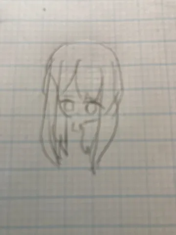 静かな髪が語る一枚