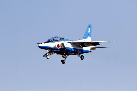 晴空を切り裂く青き翼