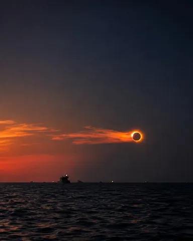 空と海、そして神秘的な瞬間