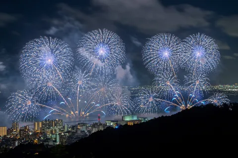 夜景も花火も欲張りセット！