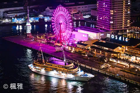パープルに染まる夢の港
