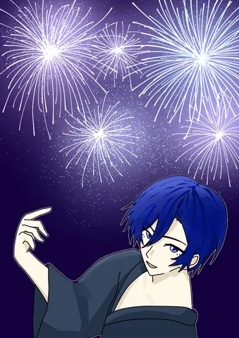 星空に輝く夏の夜