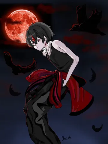 紅い月夜の静かな疾走