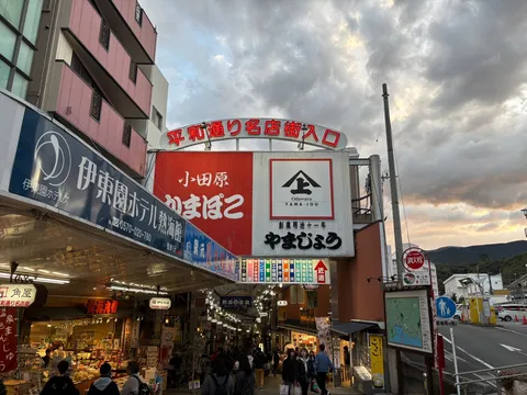 昭和レトロな商店街の入り口