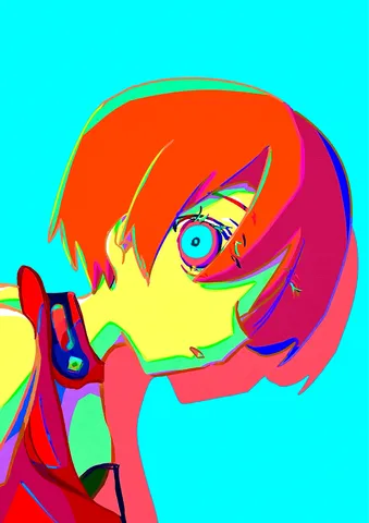 ネオンが彩る視線