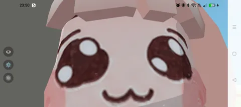 ふんわり瞳が映る一枚