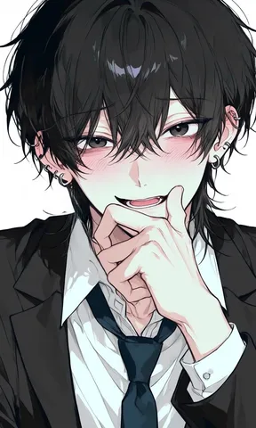 悪戯っぽい微笑み