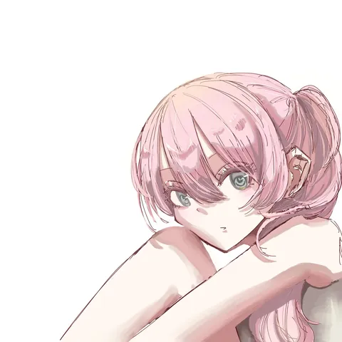 儚げなピンクの少女