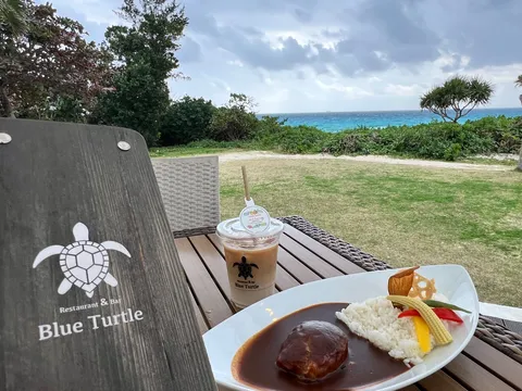 海を眺める「Blue Turtle」