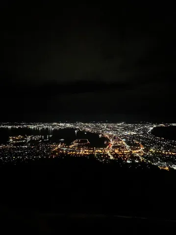 夜景の絨毯、光の海