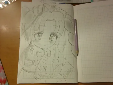 鉛筆と落書き、懐かしい時間