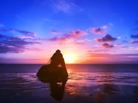 夕焼け独り占め！って、贅沢すぎでしょ？