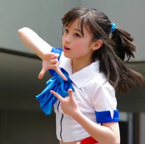 指先で世界を切り取る少女