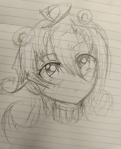 アンニュイな表情の美少女