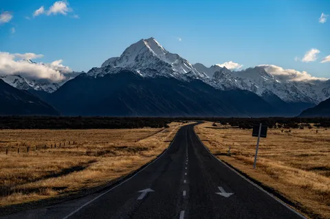 Road to Mt. Cook