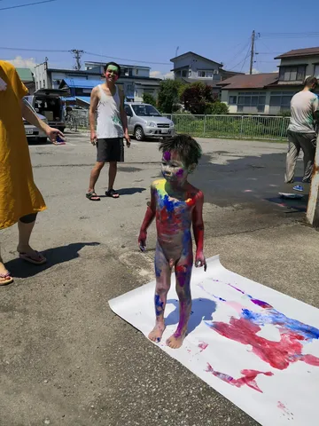 カラフルなアート時間