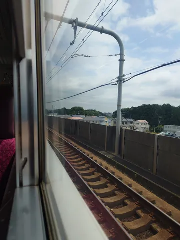 線路と空の小さな旅