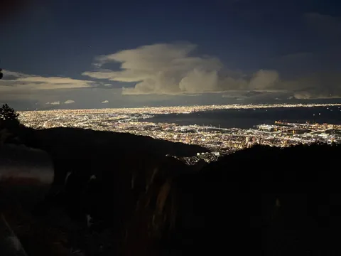 夜景に広がる光の海
