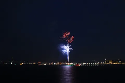 夜空に咲く光の花