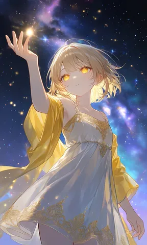 星屑を掴む少女