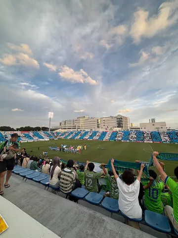 スタジアム観戦の瞬間