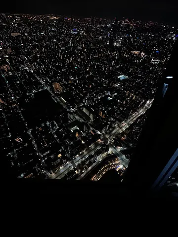 宝石箱のような街の夜景